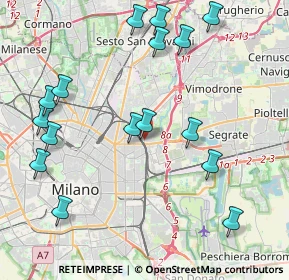 Mappa Via Ronchi, 20132 Milano MI, Italia (4.73813)