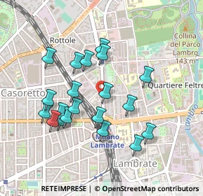 Mappa Via Ronchi, 20132 Milano MI, Italia (0.429)