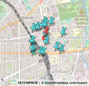 Mappa Via Ronchi, 20132 Milano MI, Italia (0.3025)