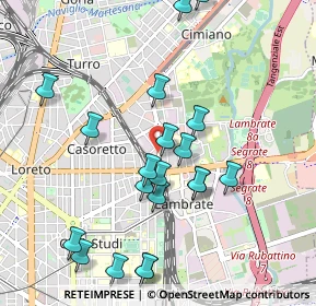 Mappa Via Ronchi, 20132 Milano MI, Italia (1.033)