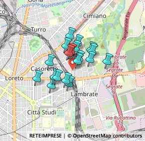 Mappa Via Ronchi, 20132 Milano MI, Italia (0.5365)