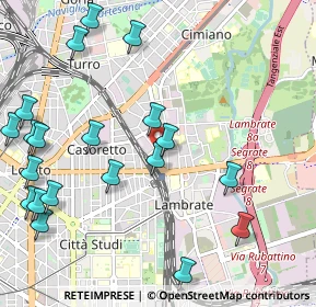 Mappa Via Ronchi, 20132 Milano MI, Italia (1.3145)