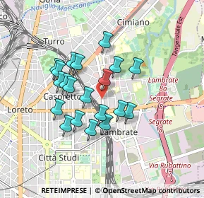 Mappa Via Ronchi, 20132 Milano MI, Italia (0.718)