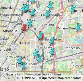 Mappa Via Ronchi, 20132 Milano MI, Italia (2.53053)