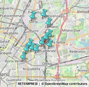 Mappa Via Ronchi, 20132 Milano MI, Italia (1.3225)