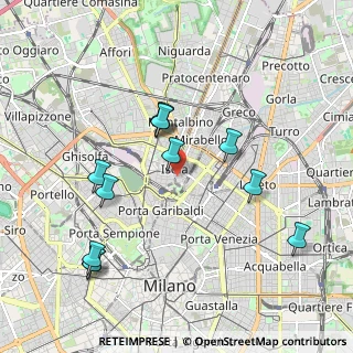 Mappa Via Spalato, 20124 Milano MI, Italia (1.98917)