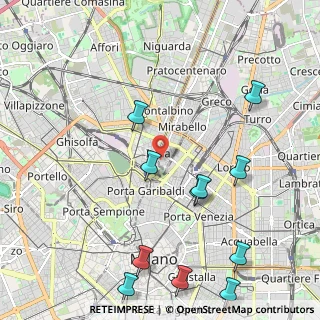 Mappa Via Spalato, 20124 Milano MI, Italia (2.60273)