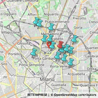 Mappa Via Spalato, 20124 Milano MI, Italia (1.44067)