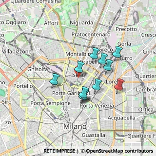 Mappa Via Spalato, 20124 Milano MI, Italia (1.4175)