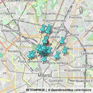 Mappa Via Spalato, 20124 Milano MI, Italia (1.1335)