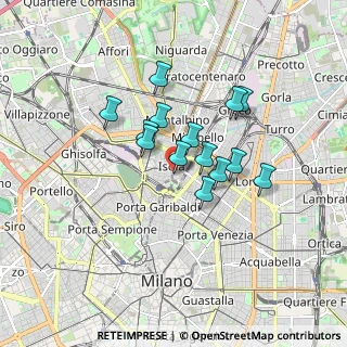 Mappa Via Spalato, 20124 Milano MI, Italia (1.26429)