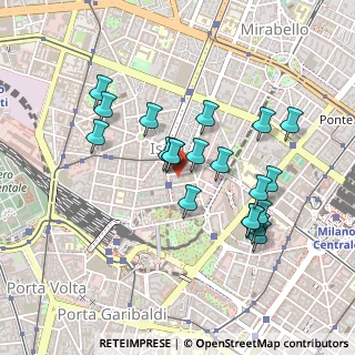 Mappa Via Spalato, 20124 Milano MI, Italia (0.418)