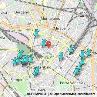 Mappa Via Spalato, 20124 Milano MI, Italia (1.3415)