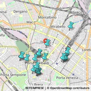 Mappa Via Spalato, 20124 Milano MI, Italia (1.1545)
