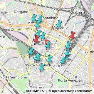 Mappa Via Spalato, 20124 Milano MI, Italia (0.8655)
