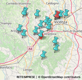 Mappa Via Muraroni, 36040 Brendola VI, Italia (7.29789)