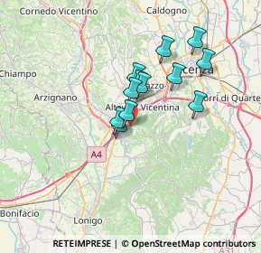 Mappa Via Muraroni, 36040 Brendola VI, Italia (5.14667)