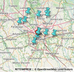 Mappa Piazza Carlo Caneva, 20154 Milano MI, Italia (11.12333)