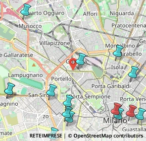 Mappa Piazza Carlo Caneva, 20154 Milano MI, Italia (3.11)