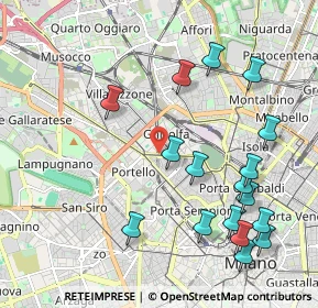 Mappa Piazza Carlo Caneva, 20154 Milano MI, Italia (2.34471)