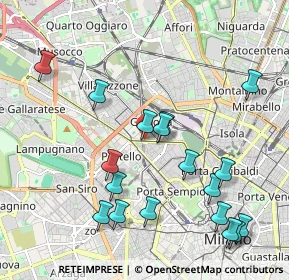 Mappa Piazza Carlo Caneva, 20154 Milano MI, Italia (2.24222)