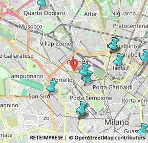 Mappa Piazza Carlo Caneva, 20154 Milano MI, Italia (2.44462)