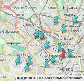 Mappa Piazza Carlo Caneva, 20154 Milano MI, Italia (2.064)