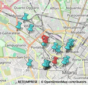 Mappa Piazza Carlo Caneva, 20154 Milano MI, Italia (2.075)