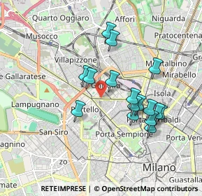 Mappa Piazza Carlo Caneva, 20154 Milano MI, Italia (1.62125)