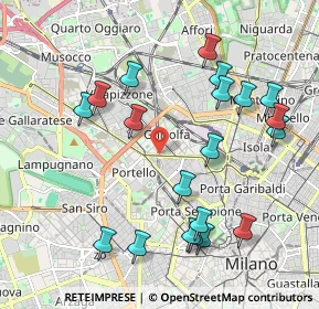 Mappa Piazza Carlo Caneva, 20154 Milano MI, Italia (2.195)