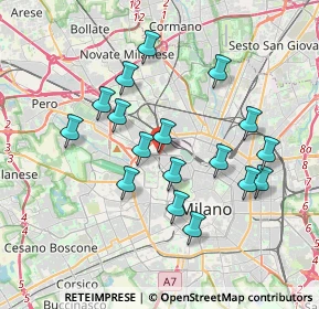 Mappa Piazza Carlo Caneva, 20154 Milano MI, Italia (3.44176)