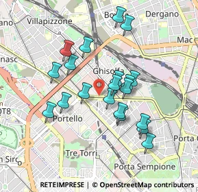 Mappa Piazza Carlo Caneva, 20154 Milano MI, Italia (0.796)