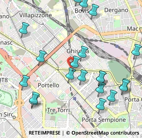 Mappa Piazza Carlo Caneva, 20154 Milano MI, Italia (1.179)