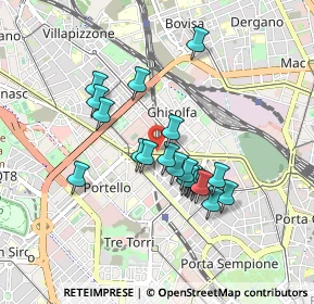 Mappa Piazza Carlo Caneva, 20154 Milano MI, Italia (0.725)