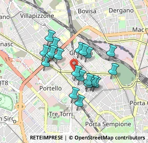 Mappa Piazza Carlo Caneva, 20154 Milano MI, Italia (0.671)