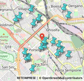 Mappa Via Caracciolo, 20149 Milano MI, Italia (1.061)