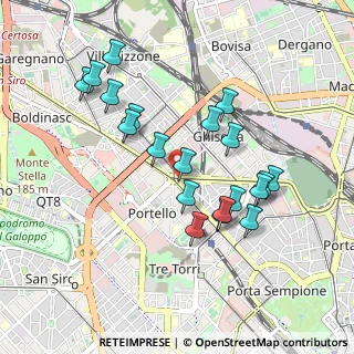 Mappa Via Caracciolo, 20149 Milano MI, Italia (0.8805)