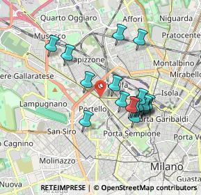 Mappa Via Caracciolo, 20149 Milano MI, Italia (1.57765)