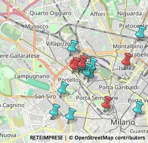 Mappa Via Caracciolo, 20149 Milano MI, Italia (1.72643)