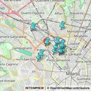 Mappa Via Caracciolo, 20149 Milano MI, Italia (1.38)