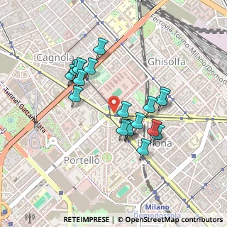Mappa Via Caracciolo, 20149 Milano MI, Italia (0.401)