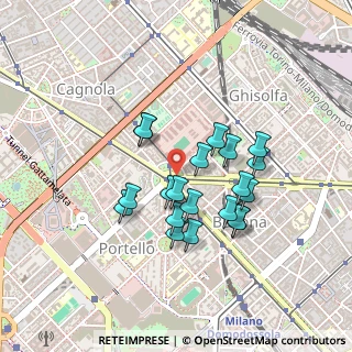 Mappa Via Caracciolo, 20149 Milano MI, Italia (0.371)