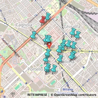 Mappa Via Caracciolo, 20149 Milano MI, Italia (0.414)