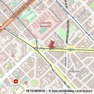 Mappa Via Cenisio Monte, 83, 20154 Milano, Milano (Lombardia)