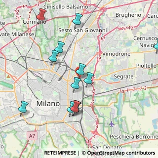 Mappa Metropolitana Verde Fermata, 20131 Milano MI, Italia (4.275)