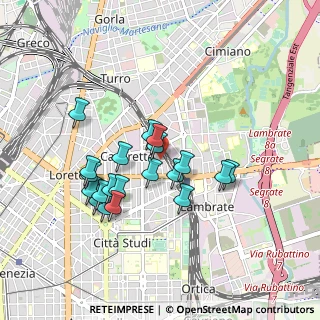 Mappa Metropolitana Verde Fermata, 20131 Milano MI, Italia (0.7905)
