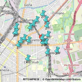 Mappa Metropolitana Verde Fermata, 20131 Milano MI, Italia (0.896)
