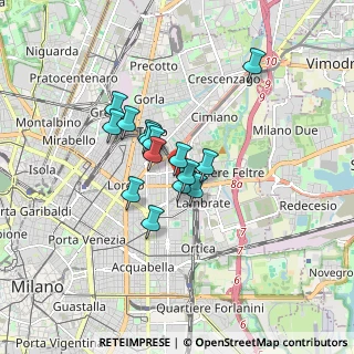 Mappa Metropolitana Verde Fermata, 20131 Milano MI, Italia (1.16067)