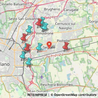 Mappa Via Amedeo Modigliani, 20054 Segrate MI, Italia (3.95417)