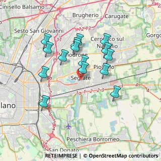 Mappa Via Amedeo Modigliani, 20054 Segrate MI, Italia (3.28333)
